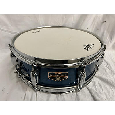 TAMA Used TAMA 5.5X14 Imperialstar Snare Drum Blue