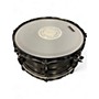Used TAMA 5.5X14 Metalworks Snare Black Chrome Drum Black Chrome 10