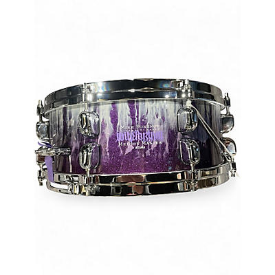 Used TAMA 5.5X14 Mike Portnoy Signature Melody Master Bubinga Snare Purple Monster Drum