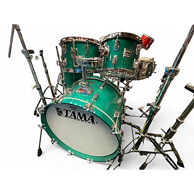 Used TAMA 50th Limited Superstar Anniversary Reissue Ocean Blue Drum Kit