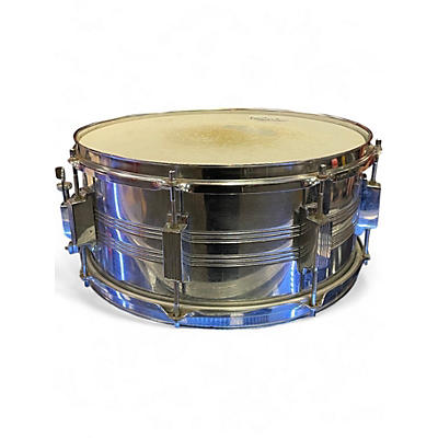 Used TAMA 5X14 Rockstar Series Snare Silver Drum