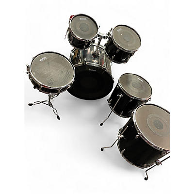 Used TAMA 6 Piece Imperialstar Black Drum Kit