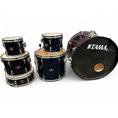 Used TAMA 6 Piece Imperialstar Blue Drum Kit
