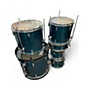 Used TAMA 6 Piece Imperialstar IE62C Blue Drum Kit Blue