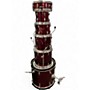 Used TAMA 6 Piece Imperialstar Red Drum Kit Red