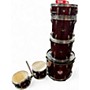 Used TAMA 6 Piece Imperialstar Red Drum Kit Red