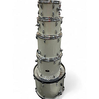 Used TAMA 6 Piece Imperialstar Snow White Drum Kit