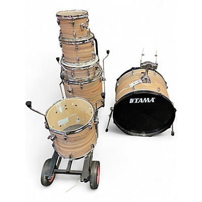 Used TAMA 6 Piece Imperialstar ZEBRAWOOD Drum Kit