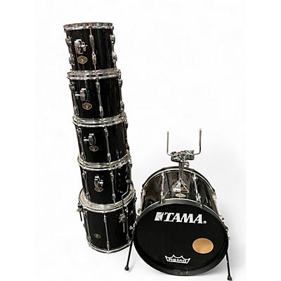 Used TAMA 6 Piece ROCKSTAR DELUXE BLACK Drum Kit