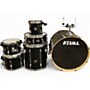 Used TAMA 6 Piece Rockstar Black Drum Kit Black