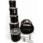 Used TAMA 6 Piece Rockstar Black Drum Kit Black