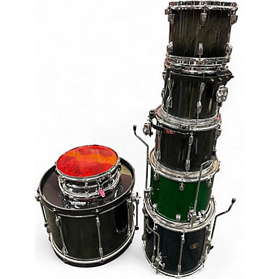Used TAMA 6 Piece Rockstar PRO BLUE Drum Kit