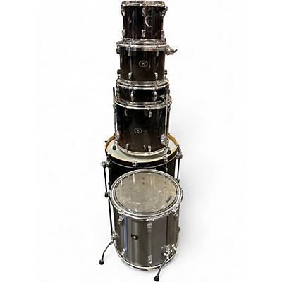 Used TAMA 6 Piece Silverstar Birch Black Fade Drum Kit