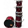 Used TAMA 6 Piece Starclassic Maple Red Drum Kit Red