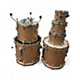 Used TAMA 6 Piece Starclassic vintage champagne glitter Drum Kit vintage champagne glitter
