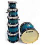 Used TAMA 6 Piece Superstar Classic Blue Burst Drum Kit Blue Burst