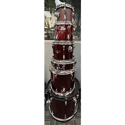 TAMA Used TAMA 6 piece Imperialstar Candy Apple Red Metallic Drum Kit