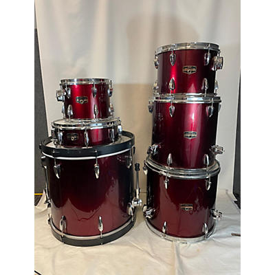 TAMA Used TAMA 6 piece Imperialstar Wine Red Drum Kit