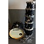 Used TAMA Used TAMA 6 piece Silverstar Black Drum Kit Black