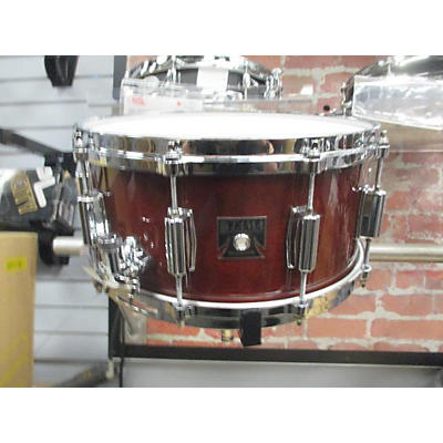 TAMA Used TAMA 6.5X14 40TH ANNIVERSAY 9676XL BUBINGA BIRCH Drum Natural