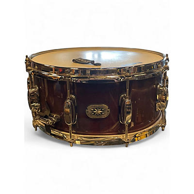 Used TAMA 6.5X14 Artwood Snare Red Drum