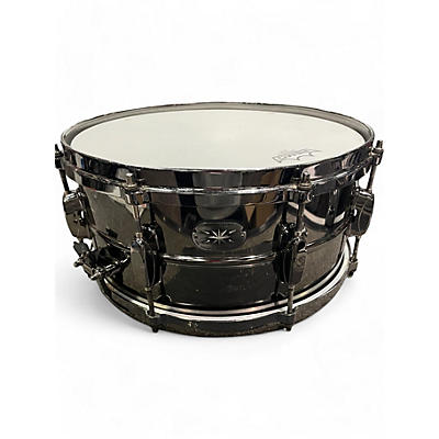 Used TAMA 6.5X14 Metalworks Snare BLACK NICKEL Drum