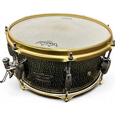 Used TAMA 6.5X14 PRIVATE RESERVE Hand Hammered Aluminum Snare Drum ALUMINUM Drum