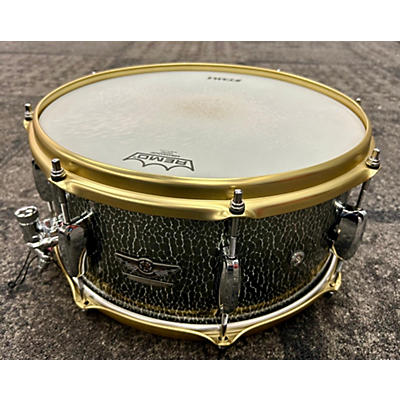 TAMA Used TAMA 6.5X14 PRIVATE RESERVE Hand Hammered Aluminum Snare Drum Drum ALUMINUM