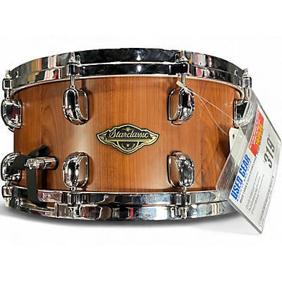 Used TAMA 6.5X14 Starclassic Snare Brown Drum