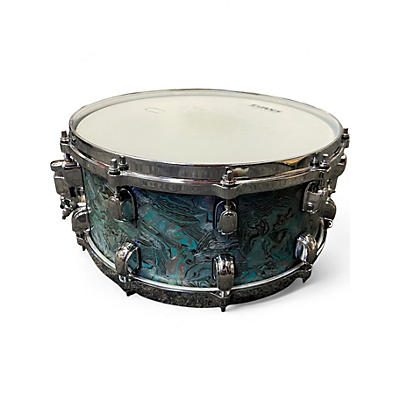 Used TAMA 6.5X14 Starclassic Snare INDIGO BLUE Drum