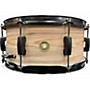 Used TAMA 6.5X14 Woodworks Poplar Natural Zebrawood Wrap Drum Natural Zebrawood Wrap 15