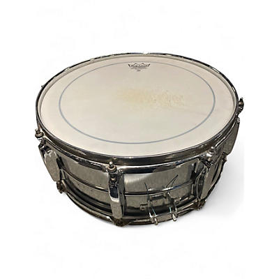 Used TAMA 6X14 Rockstar Series Snare Silver Drum