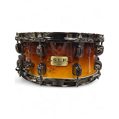 Used TAMA 6X14 S.L.P. Limited Edition G-Kapur Amber Sunset Fade Drum