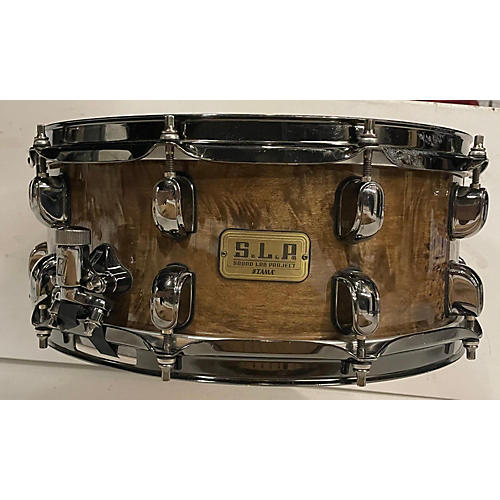 TAMA Used TAMA 6X14 SLP Snare Drum Natural Natural 13