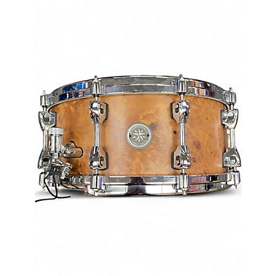 Used TAMA 6X14 Starphonic Snare mappa burl Drum