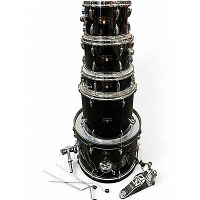 Used TAMA 7 Piece Imperialstar Black Drum Kit