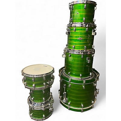 Used TAMA 7 Piece Starclassic Green Drum Kit