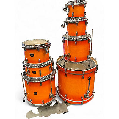 Used TAMA 7 Piece SuperStar Classic Orange Drum Kit