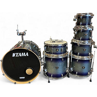 Used TAMA 7 Piece Superstar Classic 7-Piece Indigo Burst Drum Kit