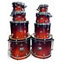 Used TAMA 8 Piece Starclassic Performer Faded Cherry Drum Kit Faded Cherry