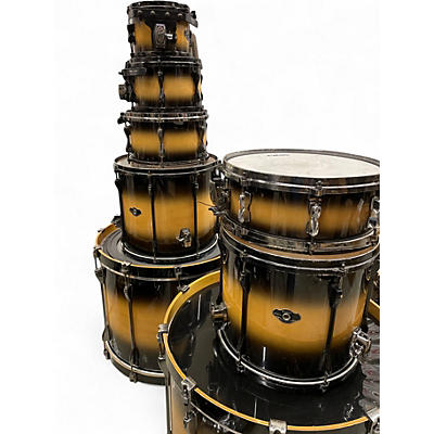 Used TAMA 8 Piece Superstar Tobacco Burst Drum Kit