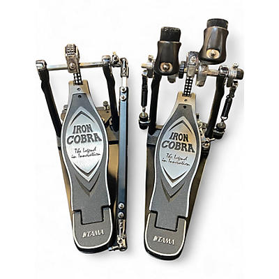 Used TAMA HP900PWN IRON COBRA Double Bass Drum Pedal