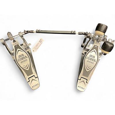 Used TAMA IRON COBRA 200 SERIES Double Bass Drum Pedal