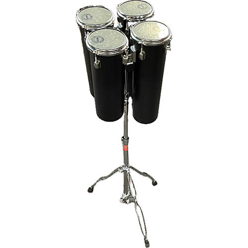 TAMA Used TAMA Multiple Low Octoban Set Black Roto Toms Black 140