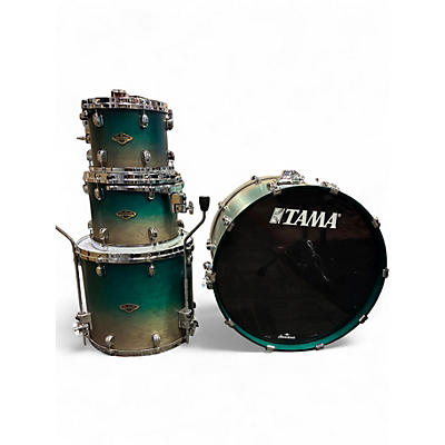 Used TAMA Starclassic Walnut/Birch 4pc Blue Sapphire Drum Kit