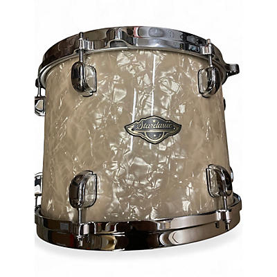 Used TAMA Starclassic Walnut/Birch 5pc Seafoam Pearl Drum Kit