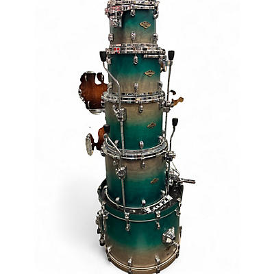 Used TAMA Superstar Classic 5pc Green Drum Kit