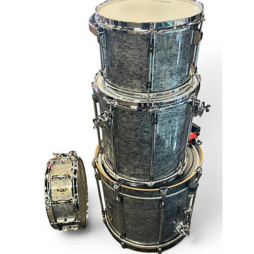 Used TAMBURO 4 Piece UNIKA BLACK GALAXY Drum Kit BLACK GALAXY