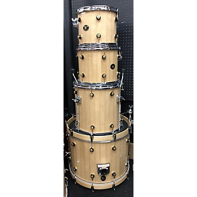 TAMBURO Used TAMBURO 4 piece Opera Stave Natural Drum Kit