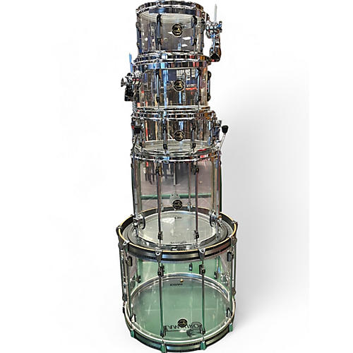 Used TAMBURO 5 Piece Volume acrylic Drum Kit acrylic